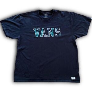 Vans Classic Black Stitching Style Short Sleeve Shirt Size XXL